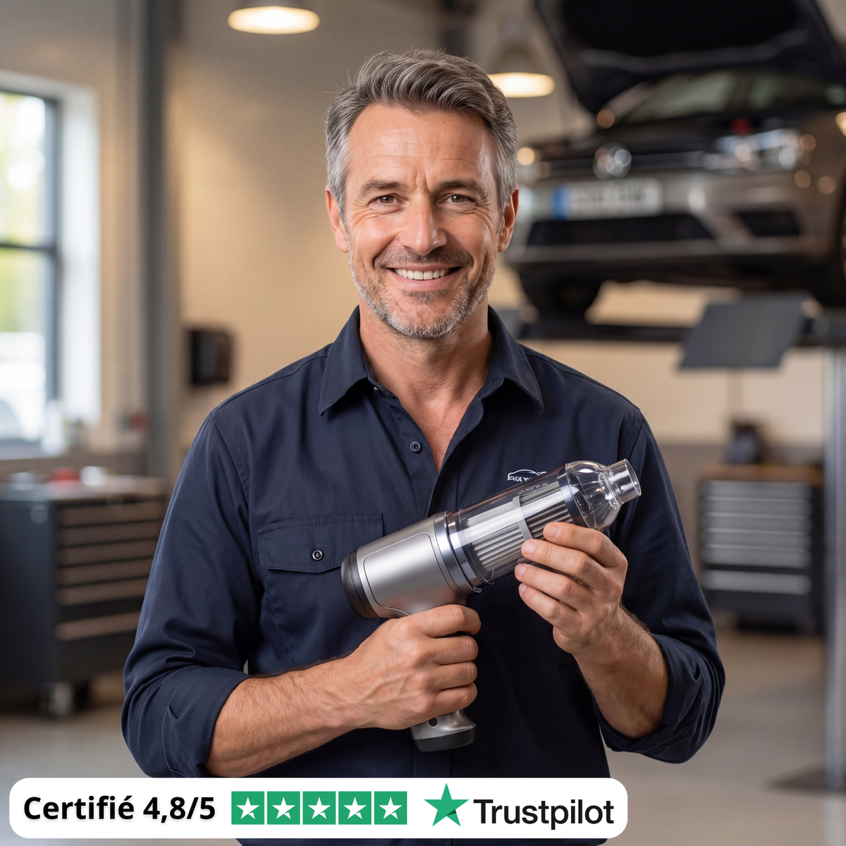 AutoClean™ — Aspirateur de voiture sans fil