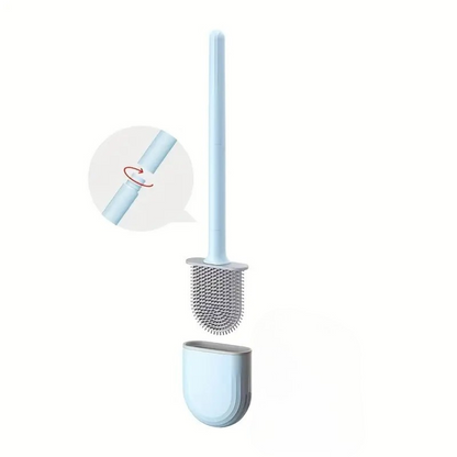 FlexiClean™ — Brosse de toilette en silicone souple pour un nettoyage hygiénique et sans effort
