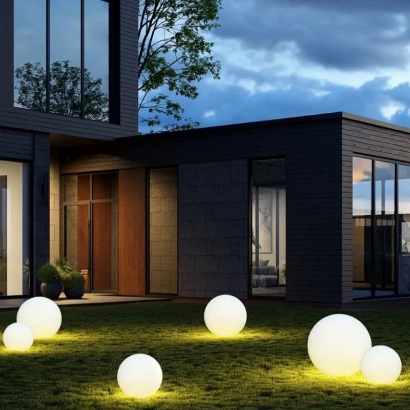 Aura Sphère™ — Lampe extérieure design élégante