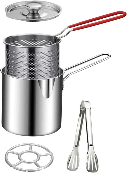 FriteusePro™ — Friteuse multifonction en acier inoxydable pour des fritures croustillantes