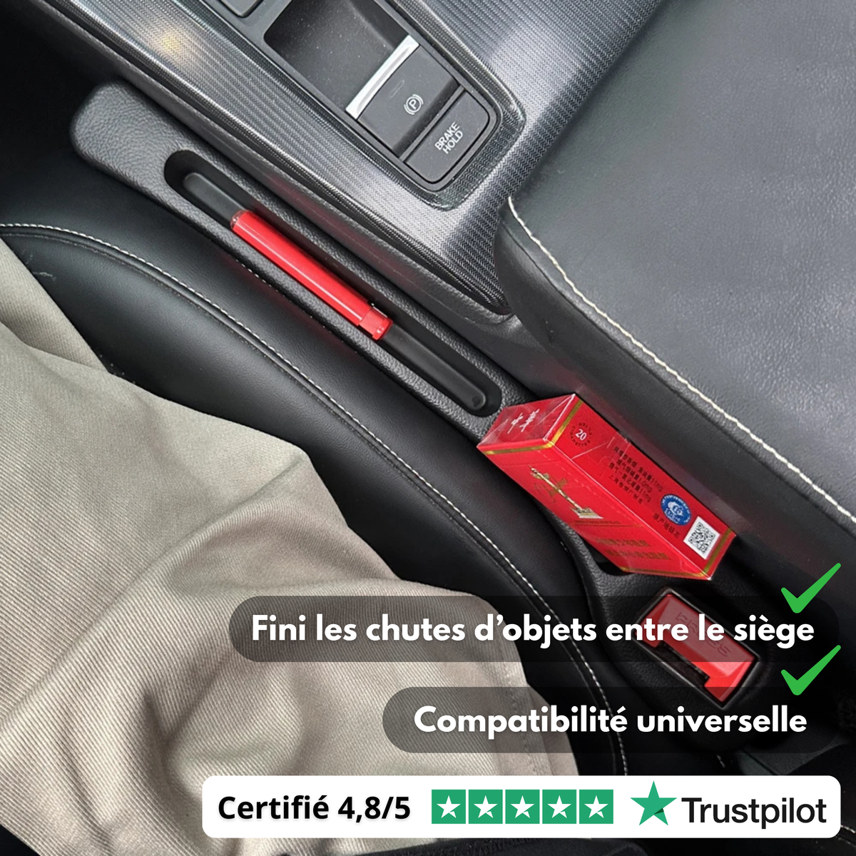 AutoGap™ — Protège-fente pour siège de voiture