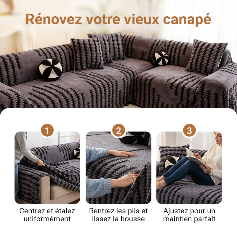 ConfortCanapé™ — Housse de canapé ultra-douce, élégante et antidérapante