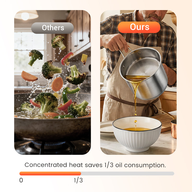 FriteusePro™ — Friteuse multifonction en acier inoxydable pour des fritures croustillantes