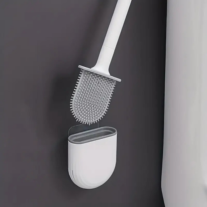 FlexiClean™ — Brosse de toilette en silicone souple pour un nettoyage hygiénique et sans effort