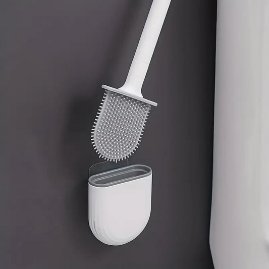FlexiClean™ — Brosse de toilette en silicone souple pour un nettoyage hygiénique et sans effort