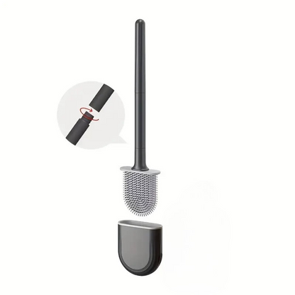 FlexiClean™ — Brosse de toilette en silicone souple pour un nettoyage hygiénique et sans effort