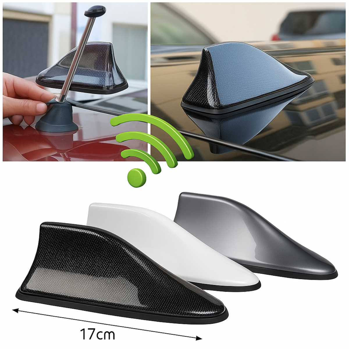 AntenneAuto™ — Antenne en aileron de requin pour voiture