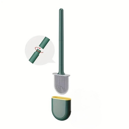 FlexiClean™ — Brosse de toilette en silicone souple pour un nettoyage hygiénique et sans effort