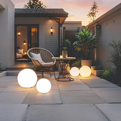 Aura Sphère™ — Lampe extérieure design élégante