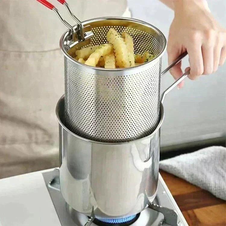 FriteusePro™ — Friteuse multifonction en acier inoxydable pour des fritures croustillantes