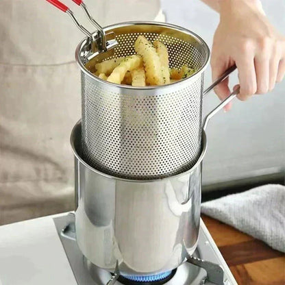 FriteusePro™ — Friteuse multifonction en acier inoxydable pour des fritures croustillantes