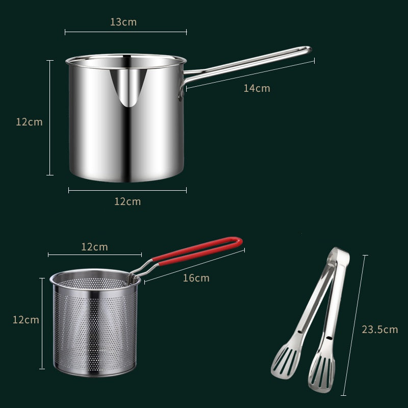 FriteusePro™ — Friteuse multifonction en acier inoxydable pour des fritures croustillantes