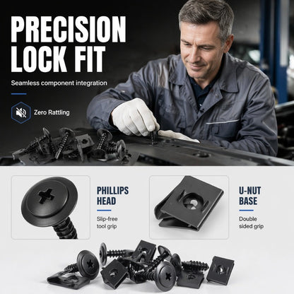 Fixora™ — Kit universel de clips de fixation pour carrosserie automobile