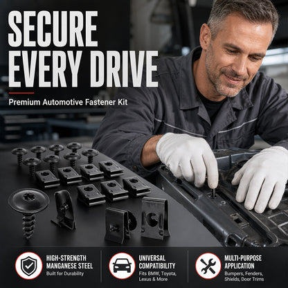 Fixora™ — Kit universel de clips de fixation pour carrosserie automobile