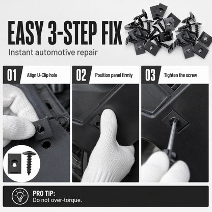 Fixora™ — Kit universel de clips de fixation pour carrosserie automobile