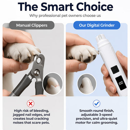 GriffeFacile™ — Lime à griffes électrique pour animaux