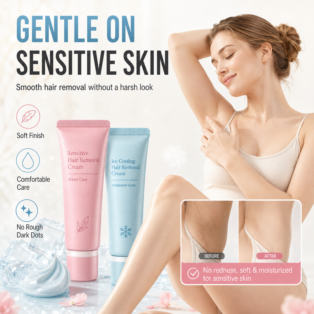 PeauLisse™ — Crème Dépilatoire Douce