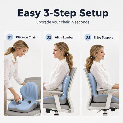 ConfortDos™ — Coussin ergonomique à mémoire de forme