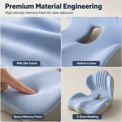 ConfortDos™ — Coussin ergonomique à mémoire de forme