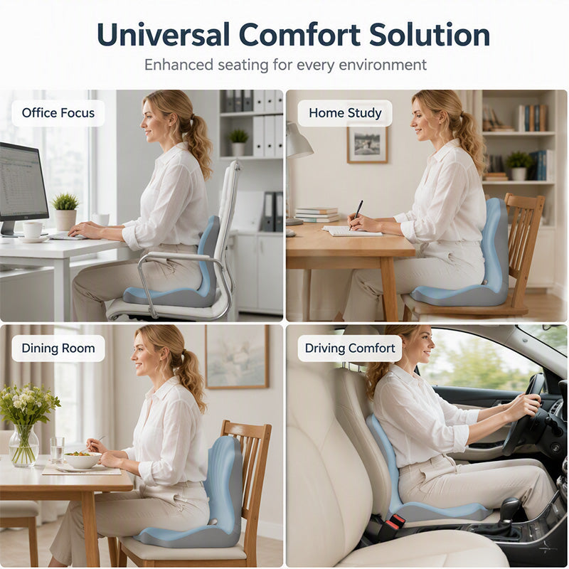ConfortDos™ — Coussin ergonomique à mémoire de forme