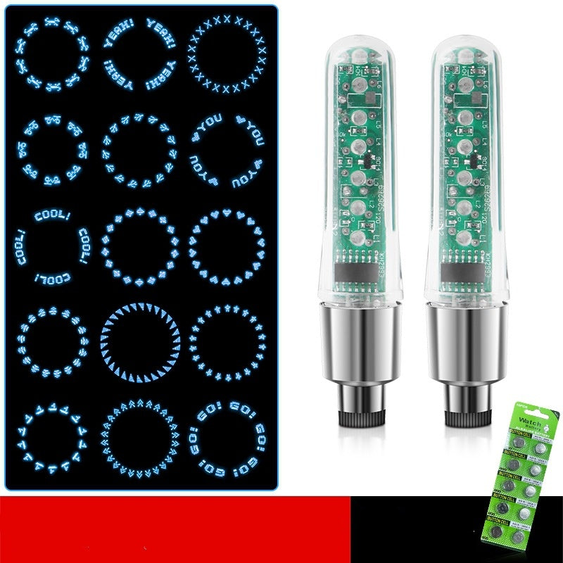 Vélocité™ — Lumières LED Colorées pour Valve de Vélo | Style et Sécurité lors de vos Trajets