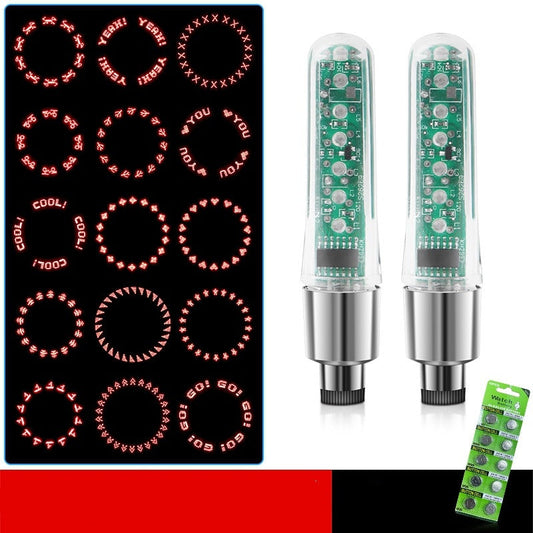 Vélocité™ — Lumières LED Colorées pour Valve de Vélo | Style et Sécurité lors de vos Trajets